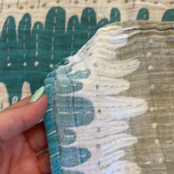 ADEN + ANAIS swaddle security blanket chevron bubbly grey BABY COTTON ORGANIC - Picture 6 of 8